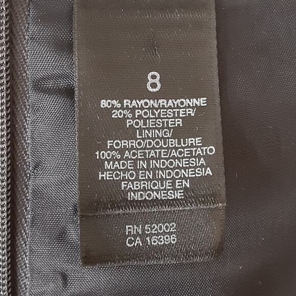 Liz Claiborne Sheath Dress Dark Floral Crushed Velvet Bodycon Cocktail Dress 8 - Picture 9 of 13